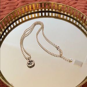 GG logo necklace